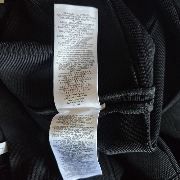 New Hervé Léger The Bella Asymmetrical Black Cocktail Party Midi Dress Small NWT - Picture 14 of 14